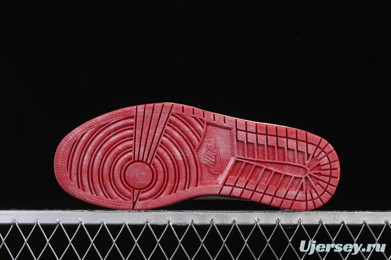 Nike Nigel Sylvester x Air Jordan 1 Low Lifestyle Casual Sneakers - IB8958-001