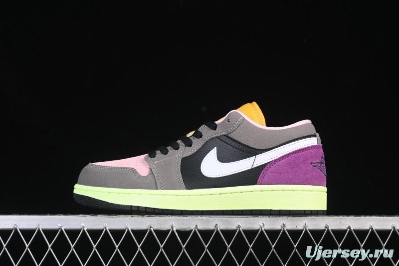 Nike Air Jordan 1 Low Tokyo Bio Hack Casual Sneakers - HQ2010-005