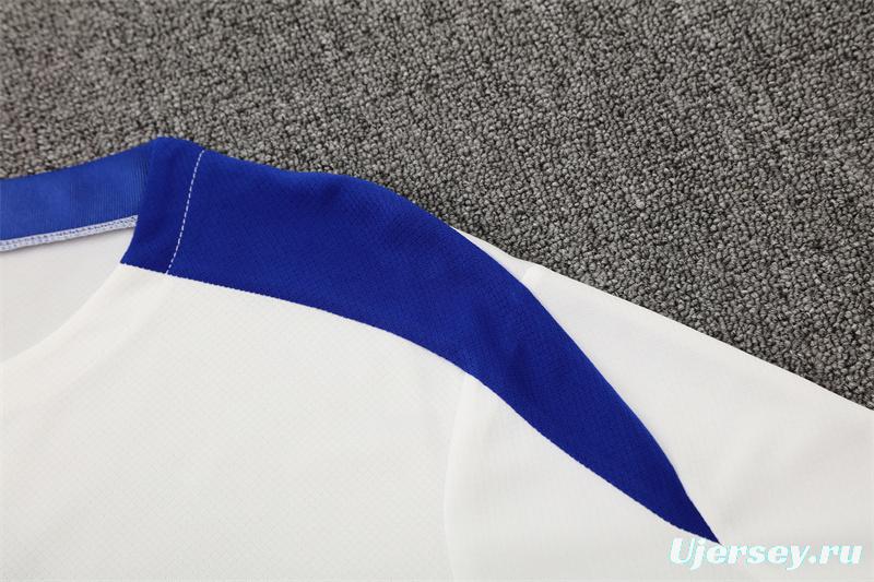 25/26 PSG White T90 with XS Short Sleeve+Soccer Shorts