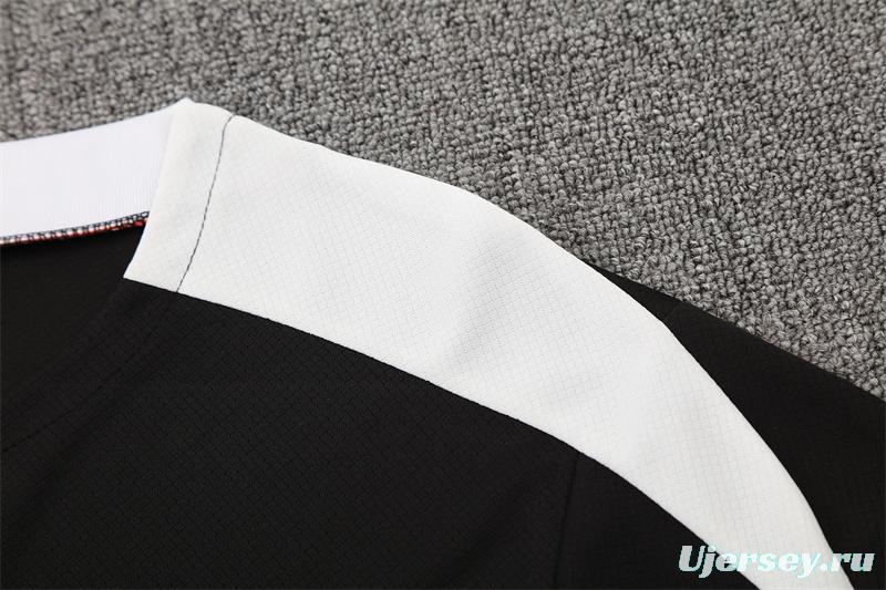 25/26 PSG Black T90 with XS Short Sleeve+Soccer Shorts