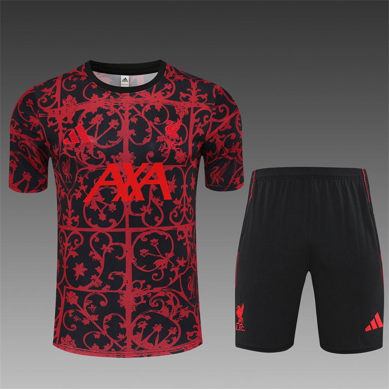 25/26 Liverpool Red Camouflage Short Sleeve Jersey+Shorts with XS