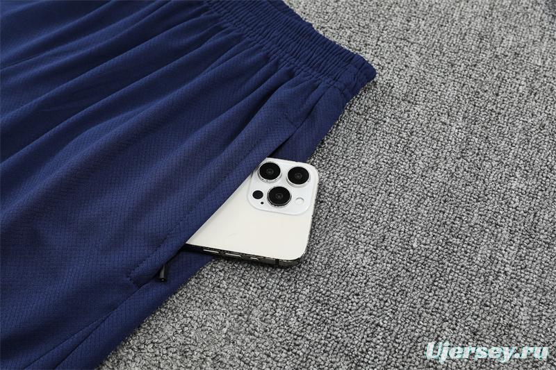 25/26 Barcelona Royal Blue Camouflage T90 Short Sleeve Jersey+Shorts