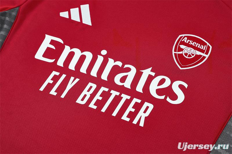 25/26 Arsenal Red Short Sleeve with XS  Short Sleeve Jersey+Shorts