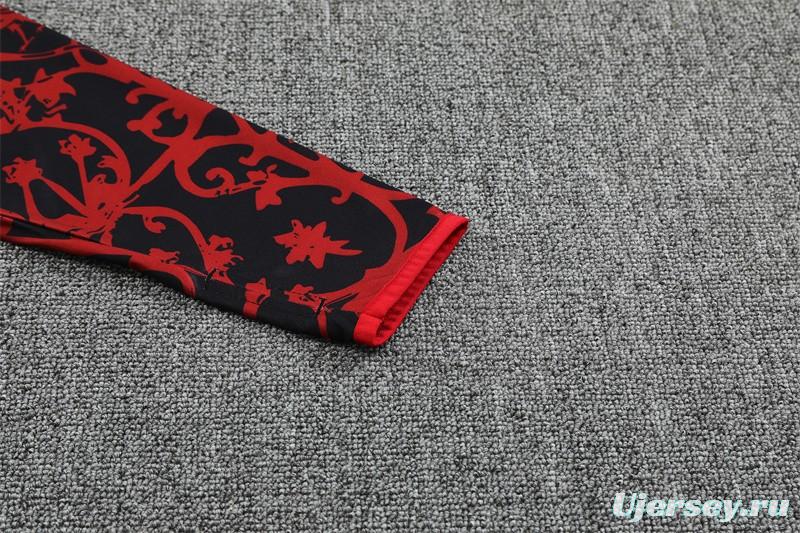 25/26 Liverpool Red Camouflage Half Zipper Jacket+Long Pants