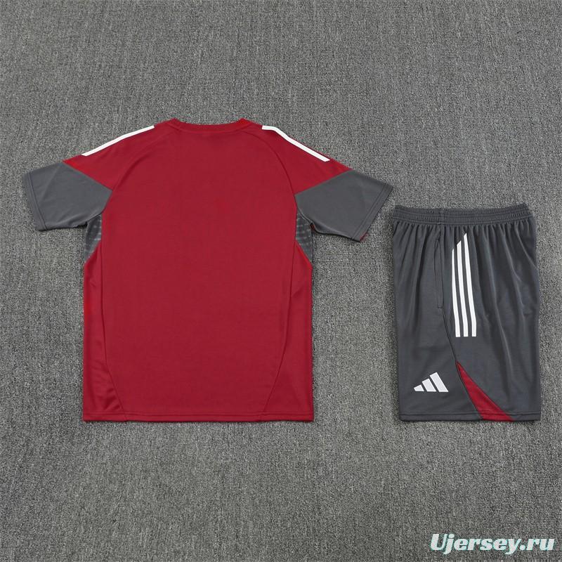 25/26 Arsenal Red Short Sleeve with XS  Short Sleeve Jersey+Shorts
