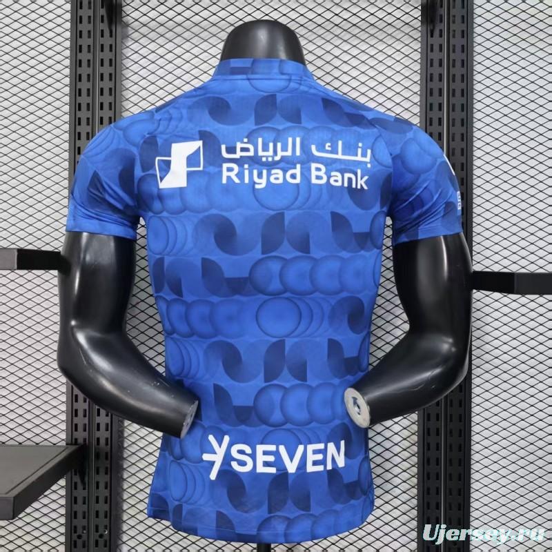 Player Version 25/26 Al Hilal Pre-Match Blue Jersey