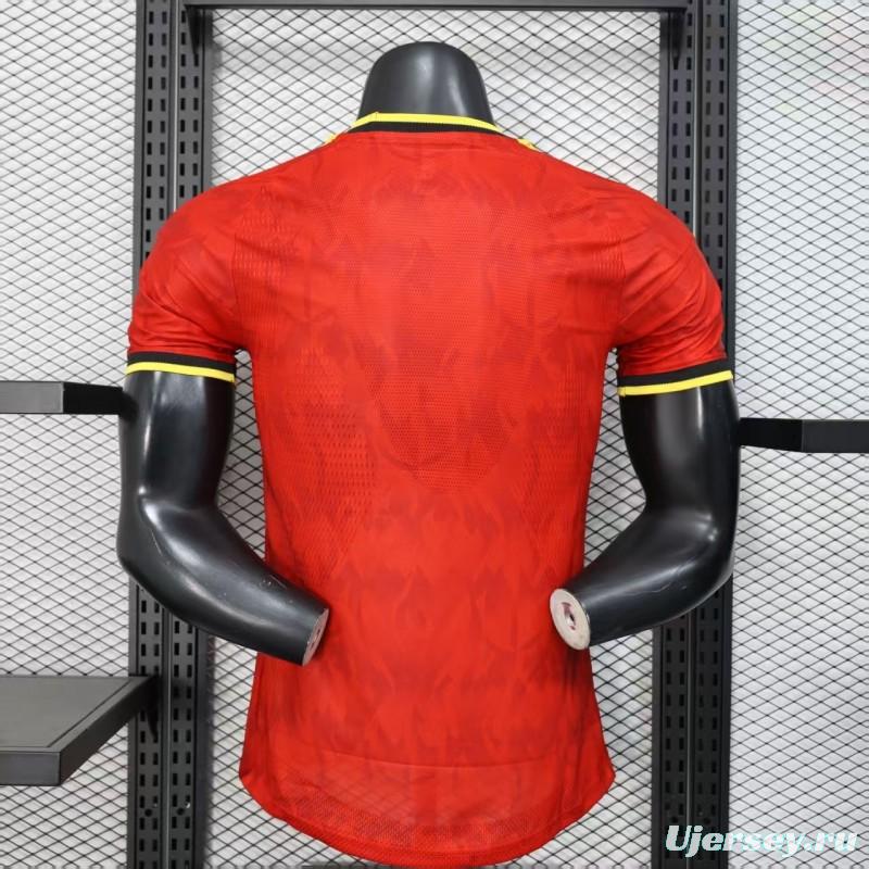 Player Version 2025 Belgium Home Jersey