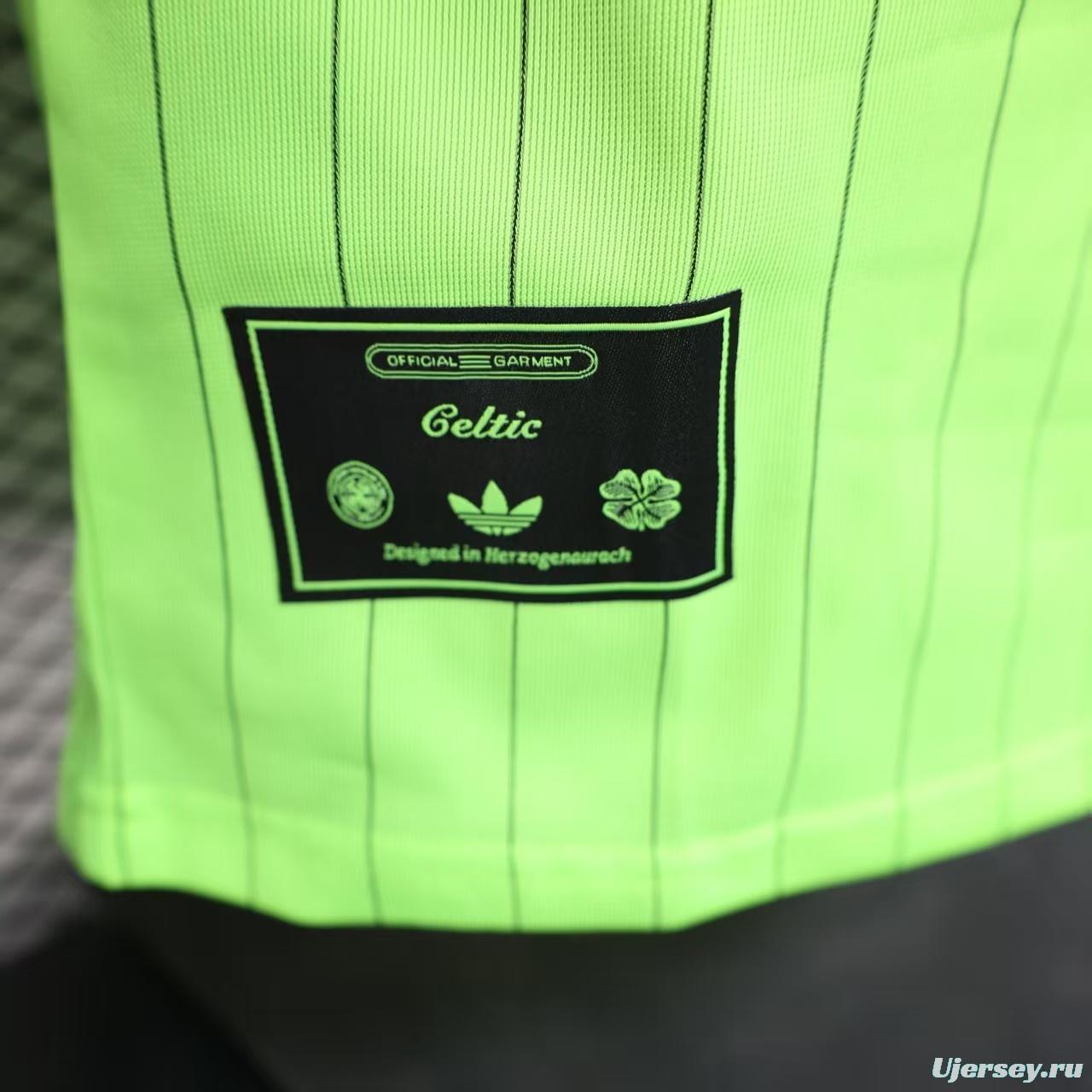 Player Version 25/26 Celtic Adidas Original Green Jersey