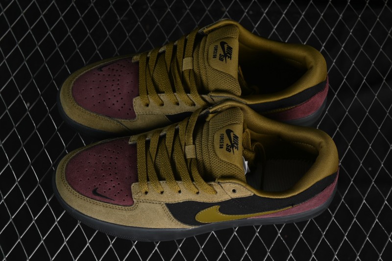 Nike SB Force 58 Retro Skateboarding Shoes with Durable Suede Upper - DV5477-008