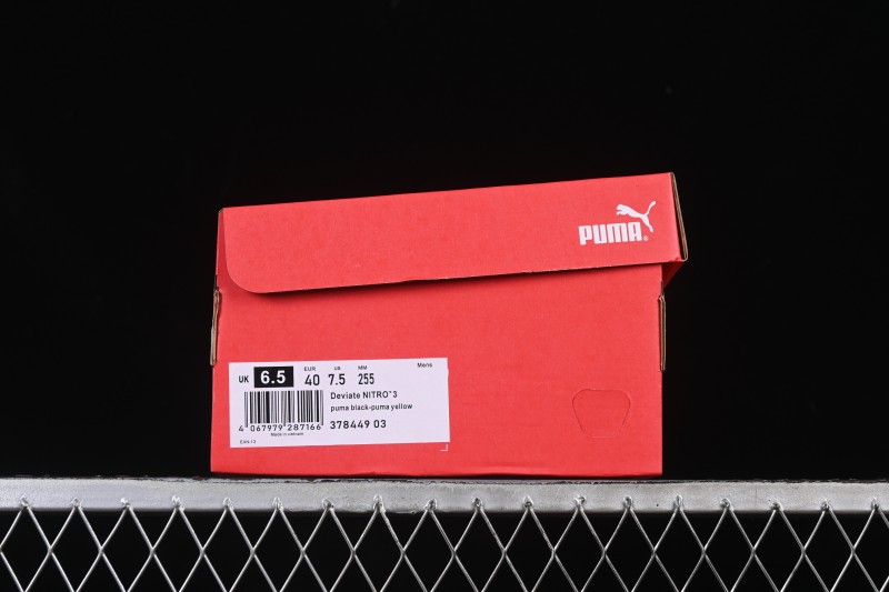 Puma Deviate Nitro 3 Running Shoes with Comfort Grip and Low-Top Design - 378449-03