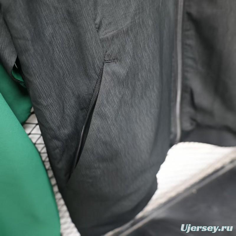 Player Version 2025 Mexico Black/Green Windbreaker (with Inner Lining)