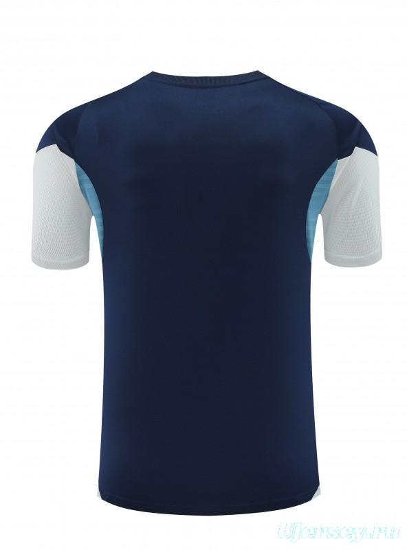 25/26 Real Madrid Navy Short Sleeve Jersey+Shorts