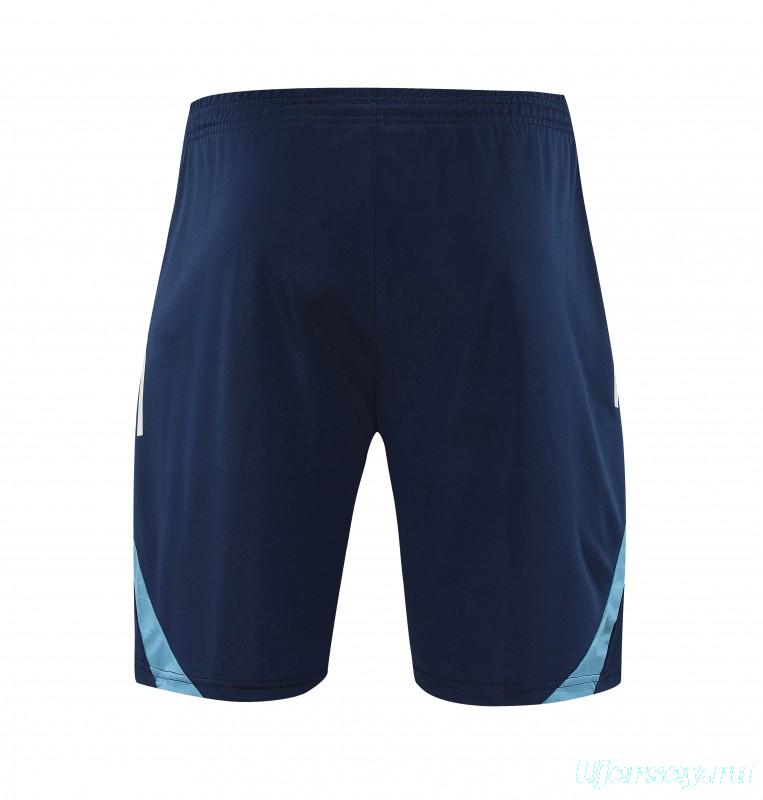 25/26 Real Madrid Navy Short Sleeve Jersey+Shorts