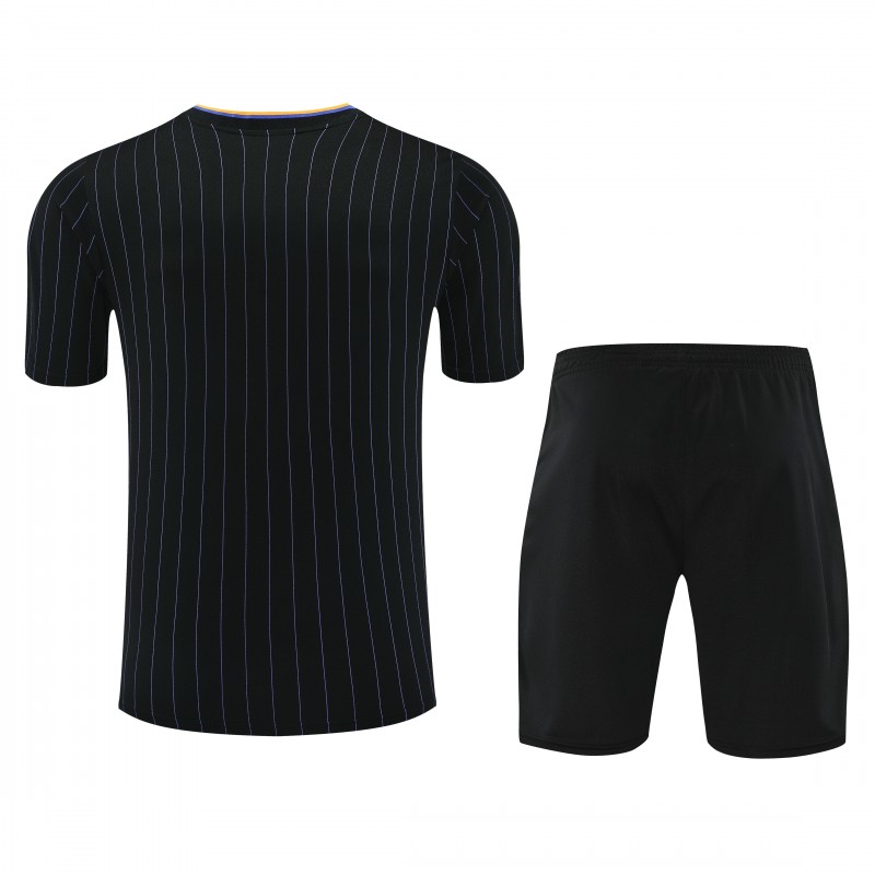 25/26 Manchester United Wine Short Sleeve Jersey+Shorts
