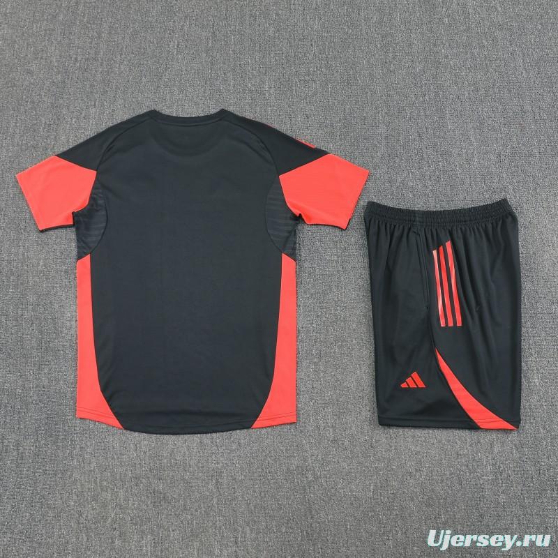 25/26 Bayern Munich Black Short Sleeve Jersey+Shorts