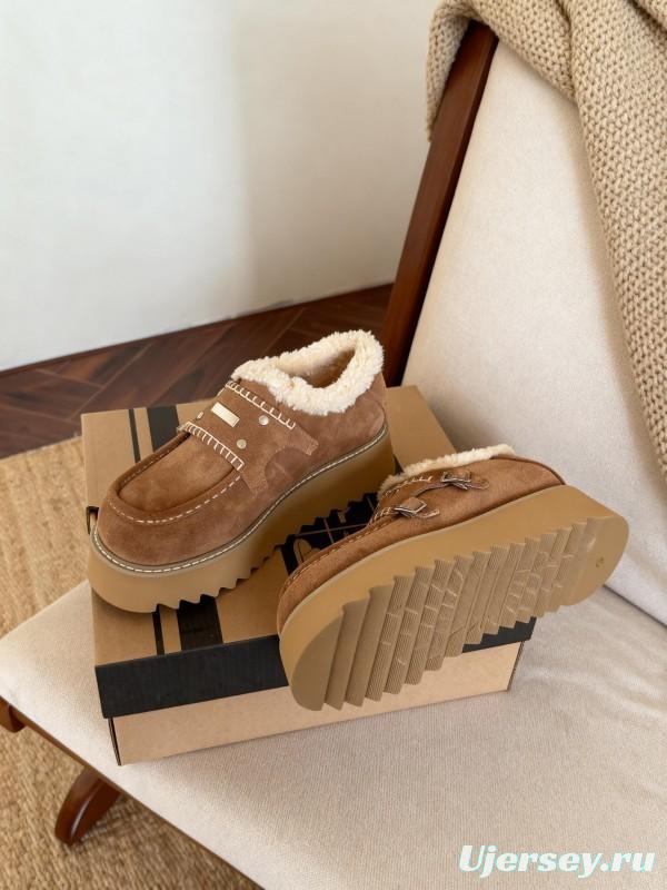 SugarSu Retro Snow Boots Platform Sole Casual Shoes - KFY00270