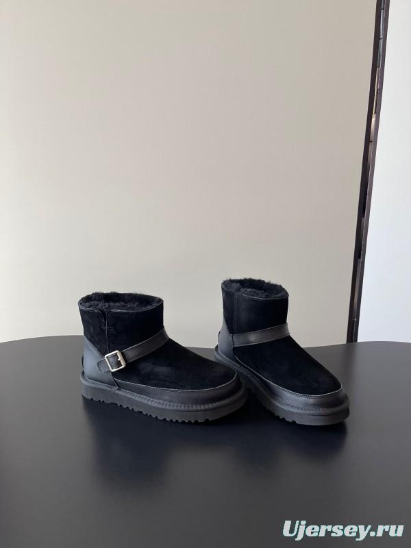 UGG 4512 Classic Buckle Flat Ultra Wool Anti-Slip Snow Boots - AS00290