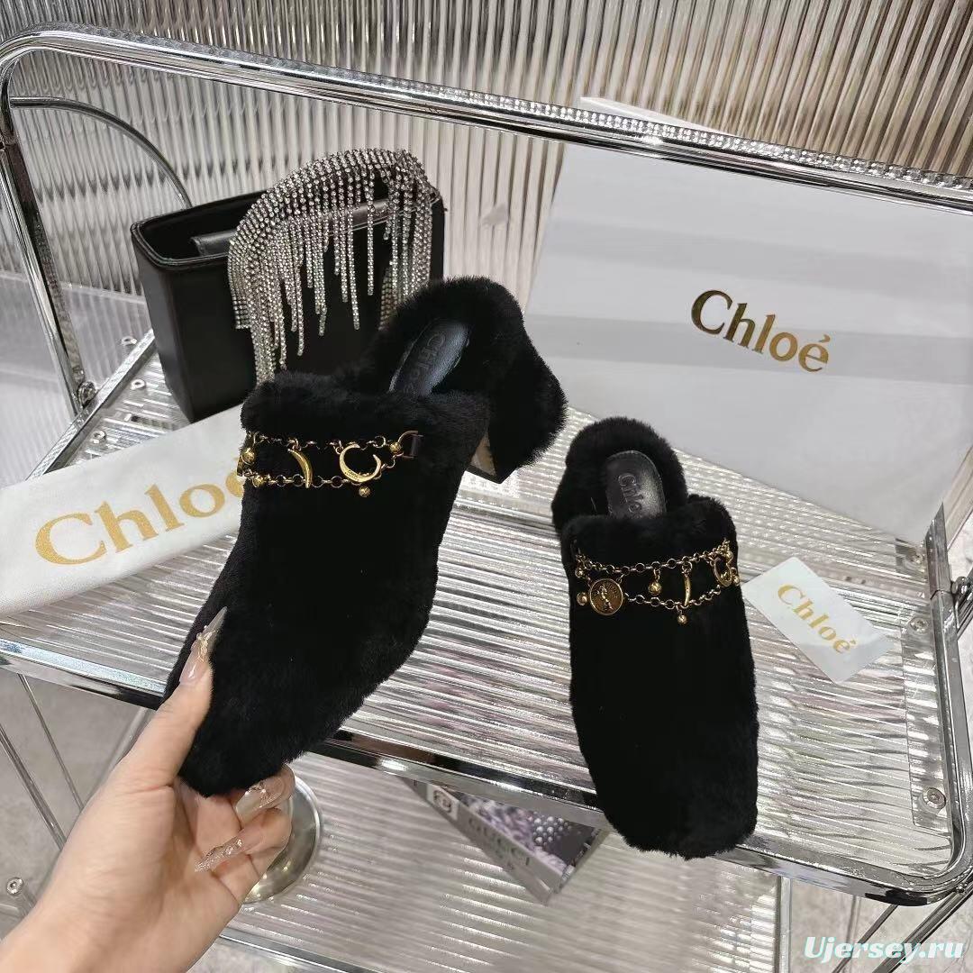 Chloe 2026 Real Fur Slippers - LY00320
