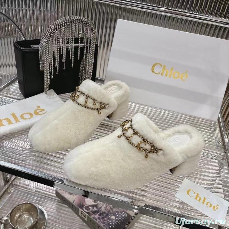 Chloe 2025/SS Real Fur Slippers - LY00320