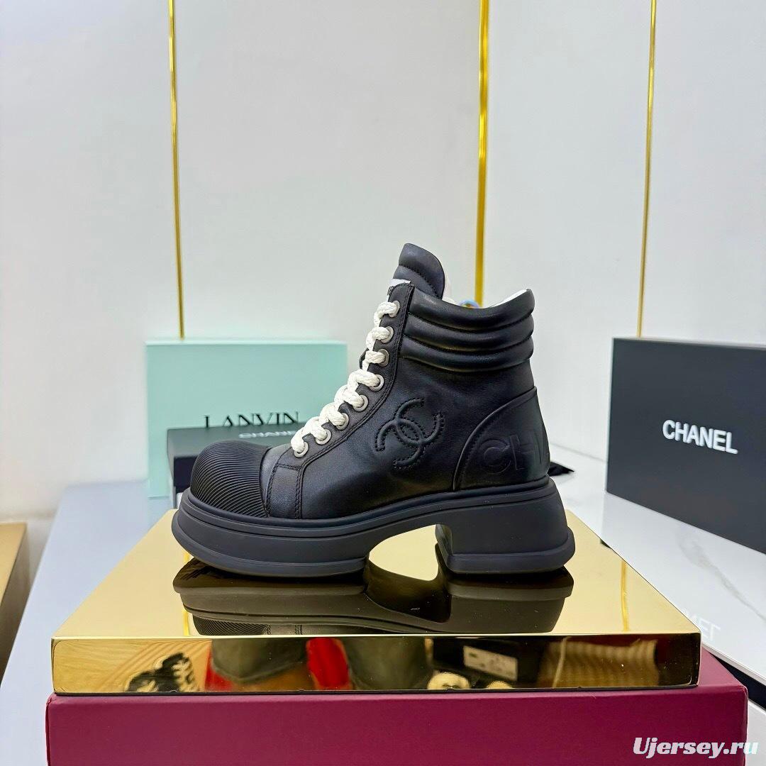 Chanel 2025 SS Short Boots Essential Fall Winter Heavy Duty Style - LY00400