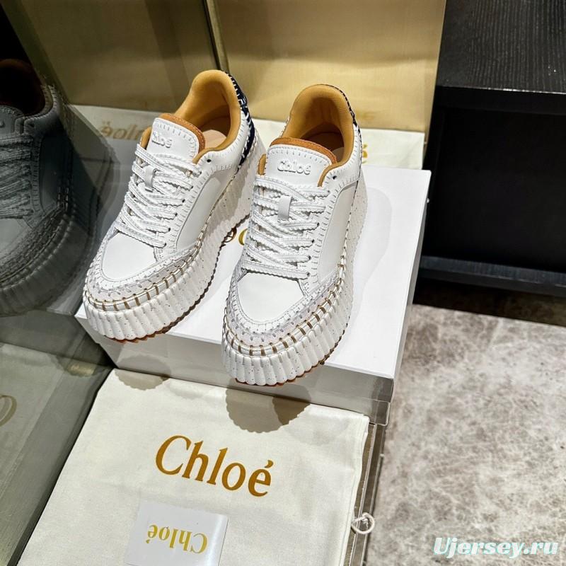 Chloe Spring Summer 2025 Hand-Stitched Mark Line Casual Shoes - LY00350