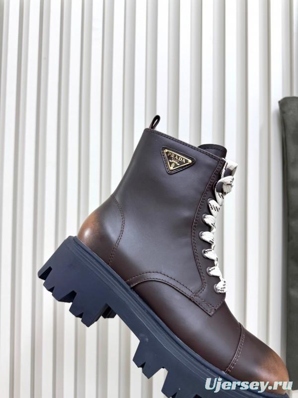 Prada 2025 SS Platform Martin Boots - LY0350