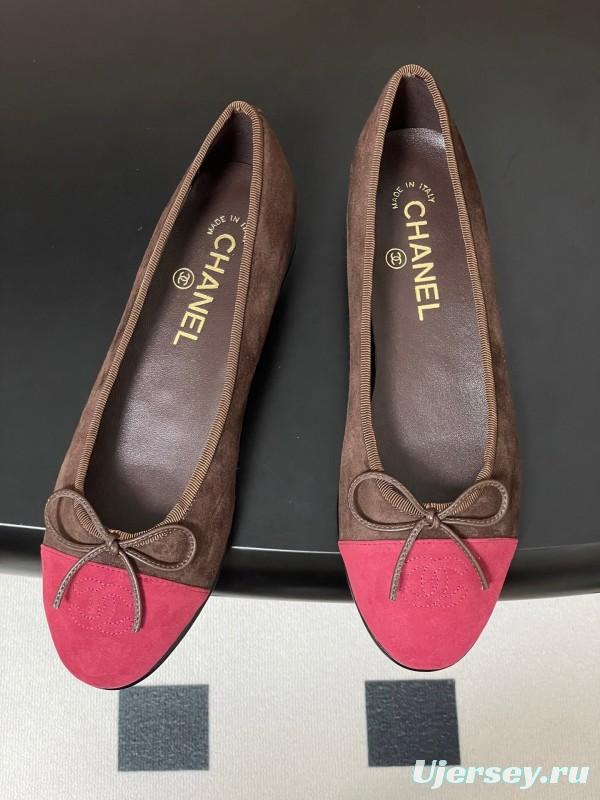 Adidas 2025 SS Bow Ballet Flats Classic Suede Flat Shoes - KFY00300