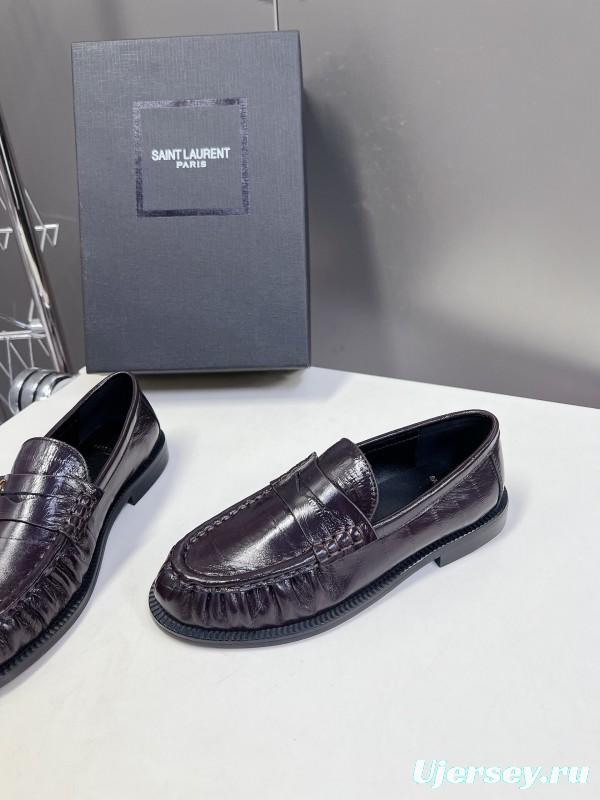 Saint Laurent 2025/SS Classic Loafer Shoes - KFY00350