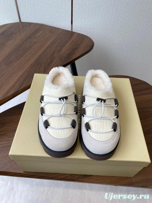 Brunello Cucinelli Open Walk Ankle Boot Winter Snow Boots - AS00300