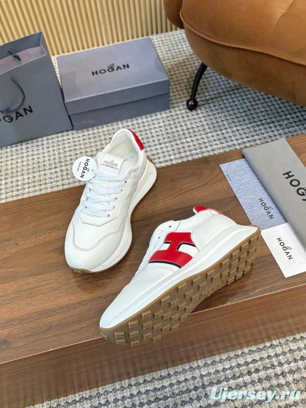 Hogan H-STRIPES Series Couple Thick Sole Dad Shoes Airship Sneakers - AS00350