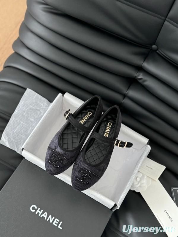 Chanel 2025 SS Runway Mary Jane Flats - LY00300