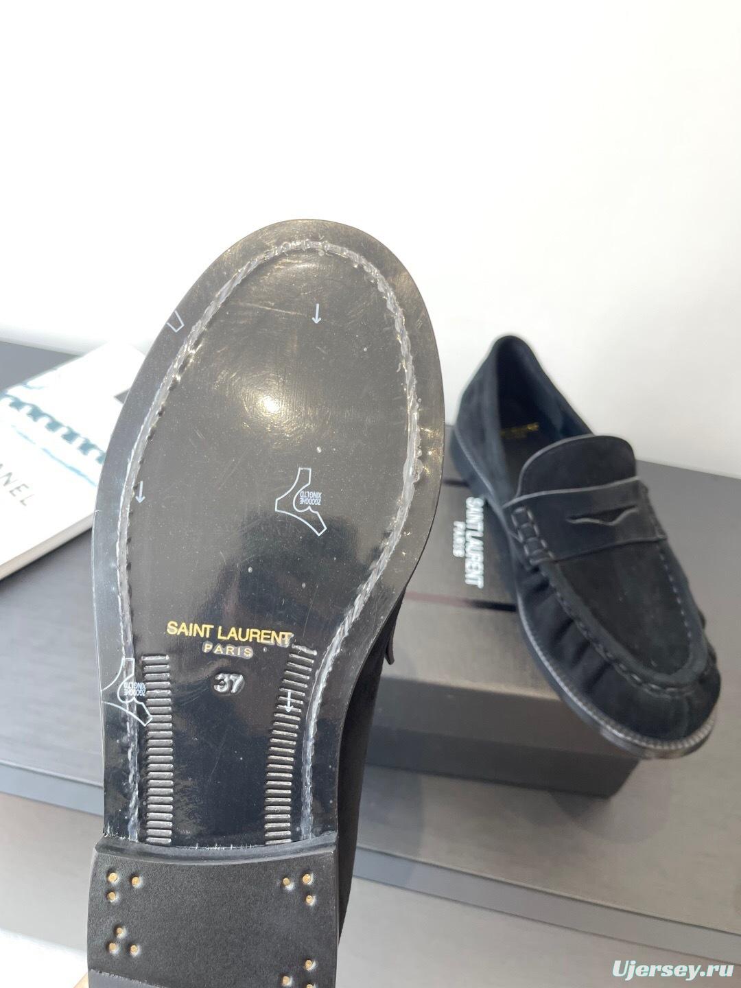 Saint Laurent Classic Loafer Mule Flats - KFY00350