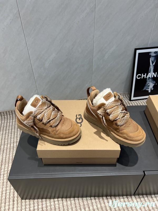 UGG Platform Sneakers Series Round Toe Thick Sole Casual Shoes - MJ00270
