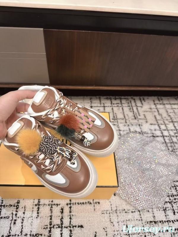 Fendi Match Series Platform Sneakers - KFY00320