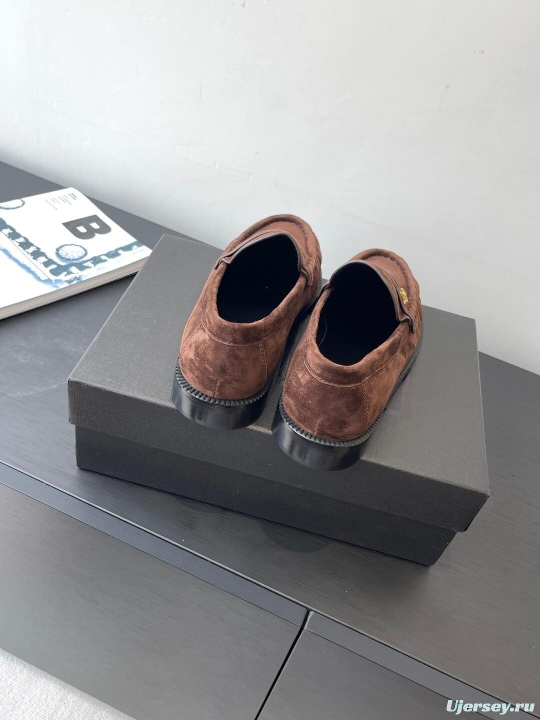 Saint Laurent Classic Loafer Half-Drag Slippers - KFY00350