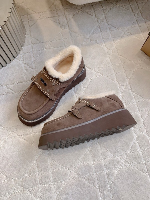 UGG 2025/SS Wool Warm Platform Casual Shoes - AS00300