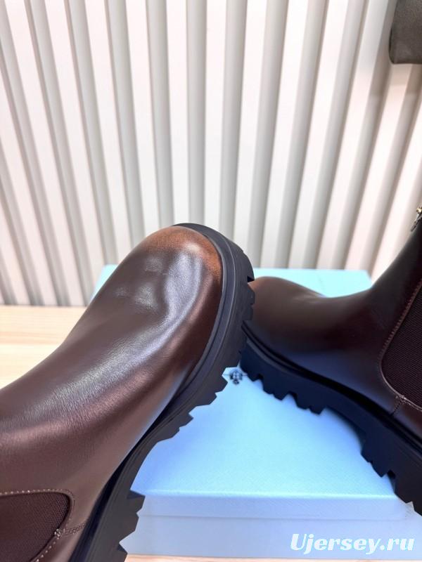 Prada Spring/Summer 2025 Platform Ankle Boots - LY0340