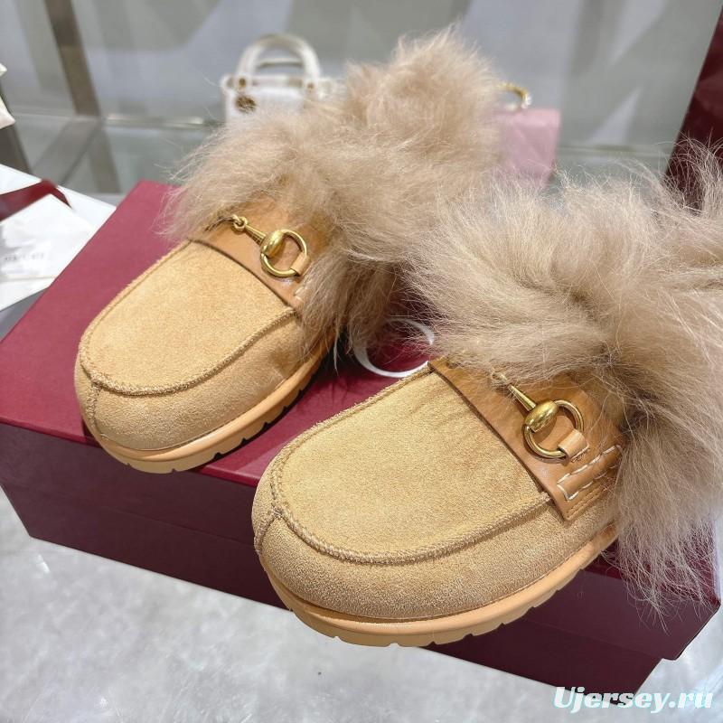 GG Wool Fashion Snow Boots with Merino Wool Lining - KFY00290