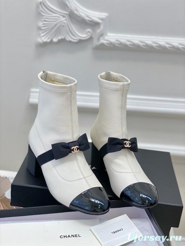 Chanel 2025 SS Bow Mary Jane Ankle Boots - LY00320