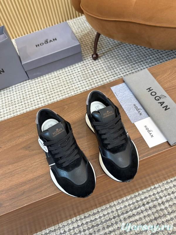 Hogan H-STRIPES Series Couple Thick Sole Dad Shoes Airship Sneakers - AS00350