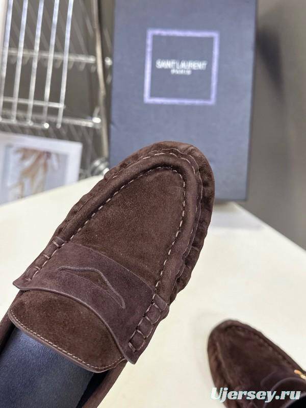 Saint Laurent Classic Loafer Mule Flats - KFY00320