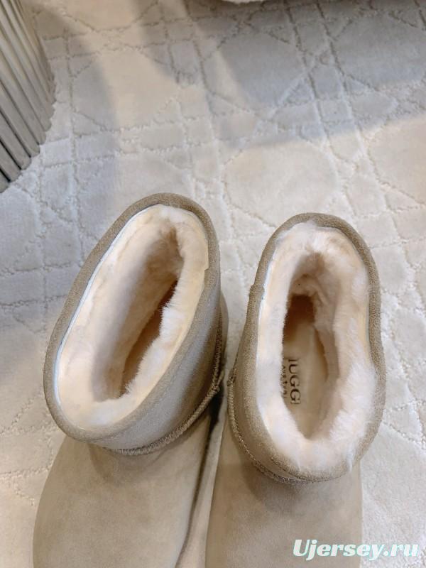 UGG 2025SS Wool Warm Platform Casual Shoes - AS00290