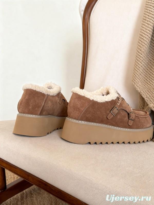 SugarSu Retro Snow Boots Platform Sole Casual Shoes - KFY00270
