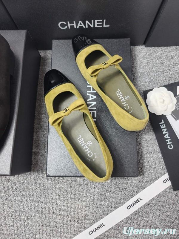 Chanel Classic Slingback Bow Flats - LY00290