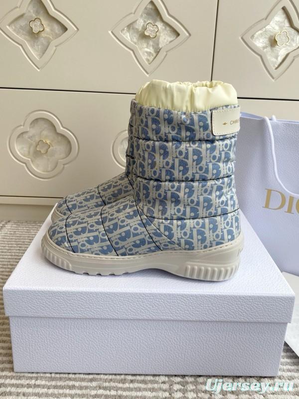 Dior Frost Ankle Boots Wool Platform Snow Boots - KFY00300