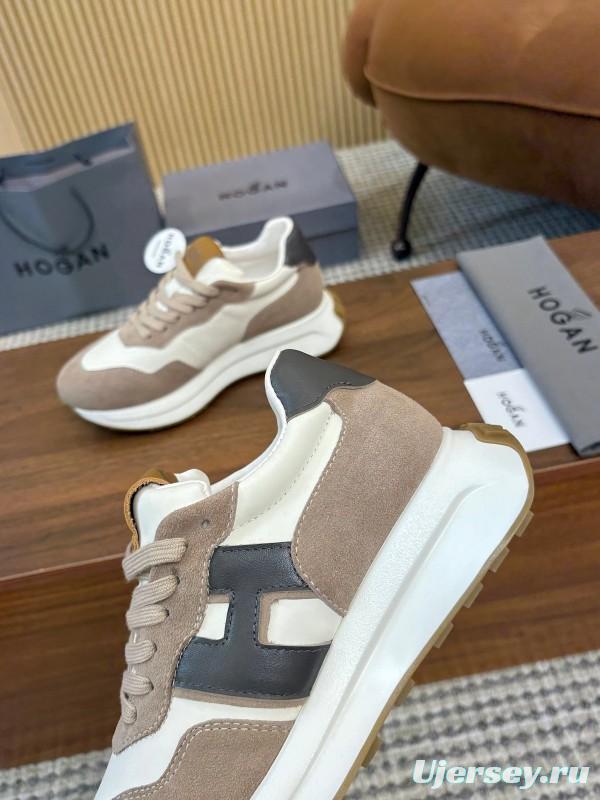 Hogan H-STRIPES Series Couple Thick Sole Dad Shoes Airship Shoes Casual Sports Shoes - AS00350