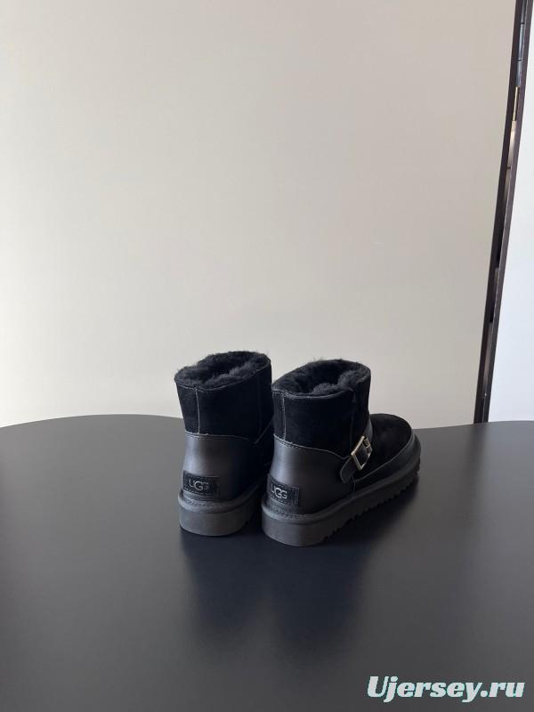 UGG 4512 Classic Buckle Flat Ultra Wool Anti-Slip Snow Boots - AS00290