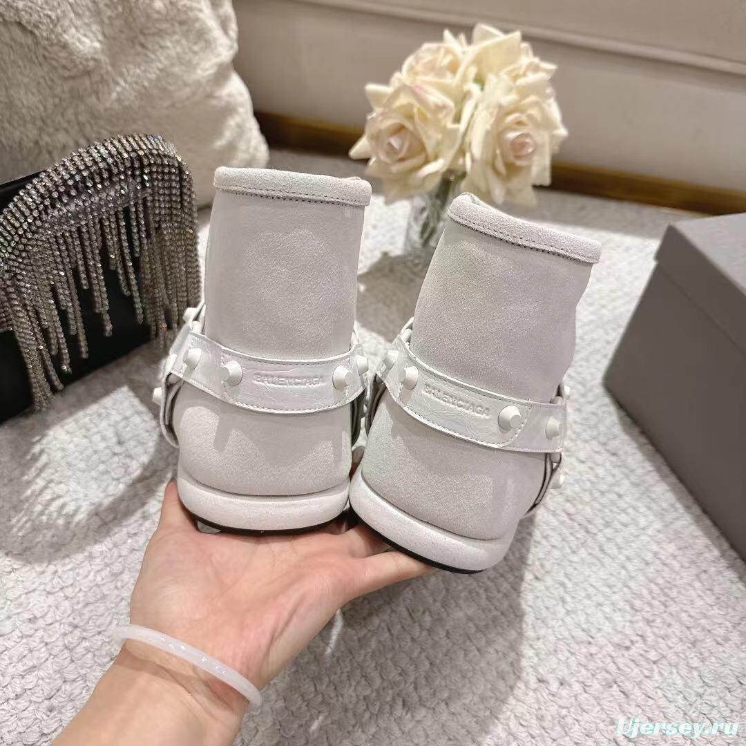 Balenciaga F022 Winter Wool Ankle Boots Snow Boots - F022