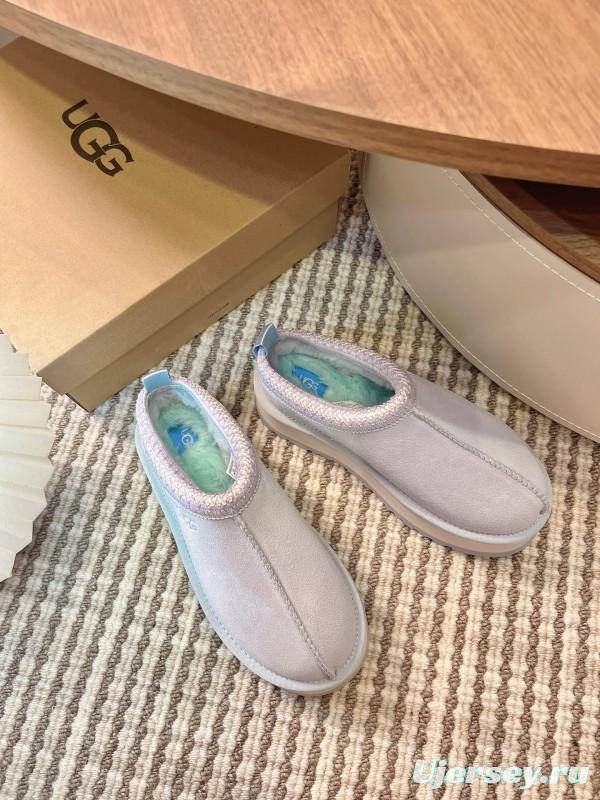 UGG Tazz Platform Wool Slipper Boot - MJ00230