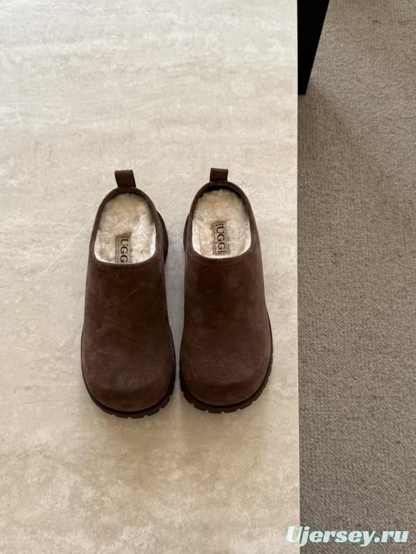 Ugg 2025/SS Potato Wool Slippers with Inner Height Increase - KFY00240